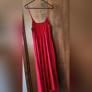 Old Navy Vibrant Red Maxi Dress